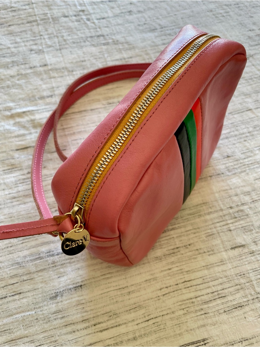 Clare V. Lollipop Midi Sac Leather Crossbody Bag - Picture 3 of 7